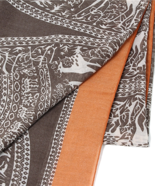 goa（ゴア）の「ﾅﾁｭﾗﾙﾊﾞｲｶﾗｰｽﾄｰﾙ付ﾋﾟｸﾞﾒﾝﾄｼｬﾂSET（シャツ/ブラウス・レディース・ブラック/モカ/ベージュ・FREE）」の9枚目の写真