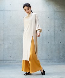 春夏 袖ボリュームアシンメトリースリットニットワンピース ワンピース Koe コエ のファッション通販 Zozotown