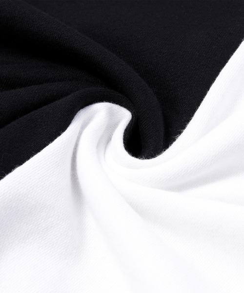 act'm（アクトム）の「act'm オーバーサイズ ZIPポケット バイカラー スウェット（スウェット・メンズ・ホワイト系その他/ブラック系その他・1/2/3）」の7枚目の写真