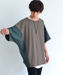 【MinoriTY】スムースタッチエアリードルマンシルエットTシャツ メンズ 夏服 ビッグT オーバーサイズ ルーズフィット