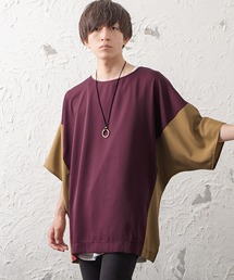 【MinoriTY】スムースタッチエアリードルマンシルエットTシャツ メンズ 夏服 ビッグT オーバーサイズ ルーズフィット