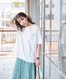 KANGOL EXTRA COMFORT | WEB別注【KANGOL EXTRA COMFORT(カンゴール エクストラ コンフォート)】ボートネックプルオーバー(Tシャツ/カットソー)