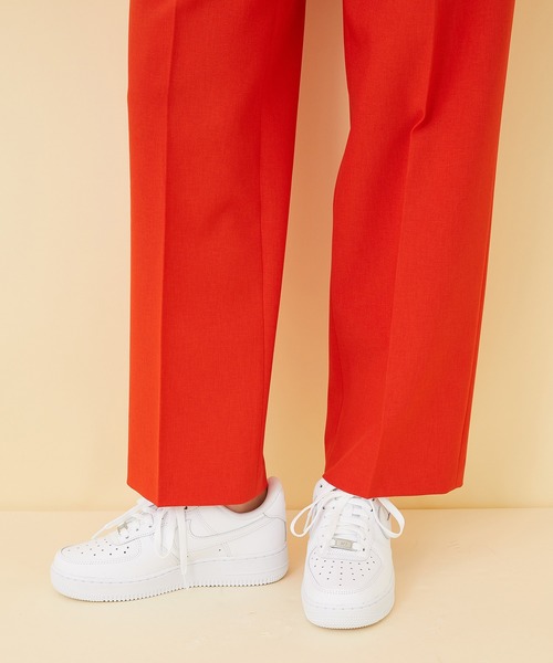 STUDIOUS(ステュディオス)の「【STUDIOUS】センタープレスタックストレートパンツ(その他パンツ・レディース・パープル/レッド/ブラック・1/2)」の14枚目の写真