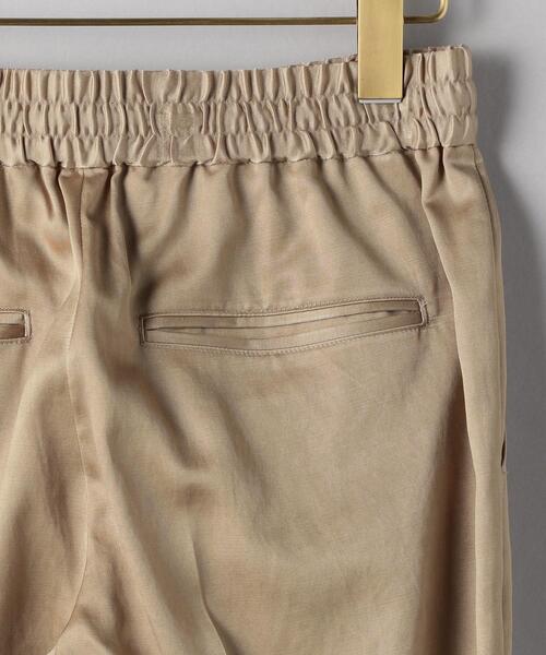 BEAUTY&YOUTH UNITED ARROWS（ビューティーアンドユースユナイテッドアローズ）の「BY サテンドローストリングパンツ2 -ウォッシャブル- ◆（その他パンツ・レディース・ブラウン/ベージュ/ライラック/ブラック・MEDIUM/SMALL/LARGE）」の6枚目の写真
