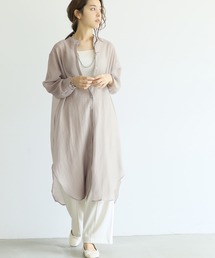 coca（coca） | シアーロングシャツ(シャツ/ブラウス)