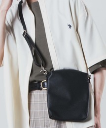 WEGO | WEGO/フェイクレザーフラットショルダーバッグ(ショルダーバッグ)