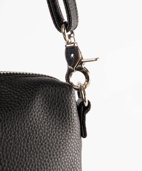 WEGO（ウィゴー）の「WEGO/フェイクレザーフラットショルダーバッグ（ショルダーバッグ・メンズ・ブラック/ブラック系その他・FREE）」の13枚目の写真