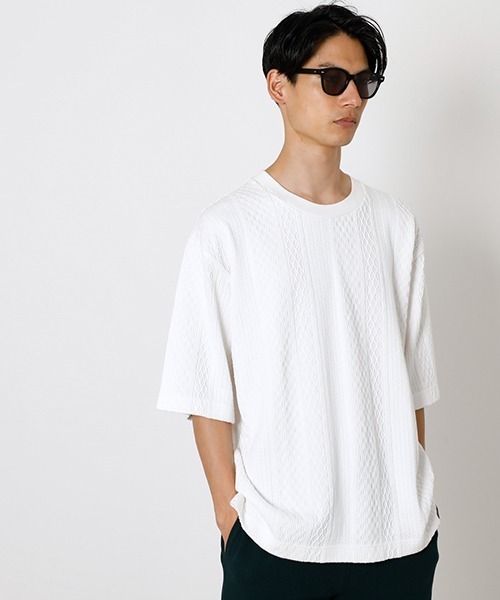 セール Multi Pattern Tee マルチパターンtシャツ Tシャツ カットソー Azul By Moussy アズールバイマウジー のファッション通販 Zozotown