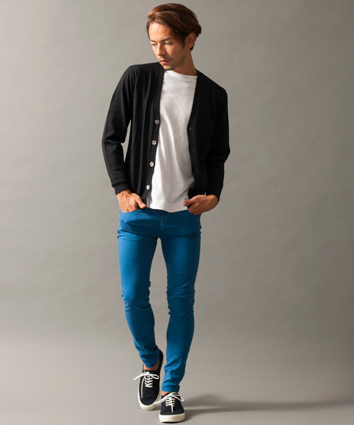 BEAUTY&YOUTH UNITED ARROWS（ビューティーアンドユースユナイテッドアローズ）の「BY イタリー ヤーン V カーディガン§◆（カーディガン/ボレロ・メンズ・ブラウン/ライトブルー/ブラック/グレー/ネイビー・LARGE/SMALL/MEDIUM/X-LARGE）」の19枚目の写真