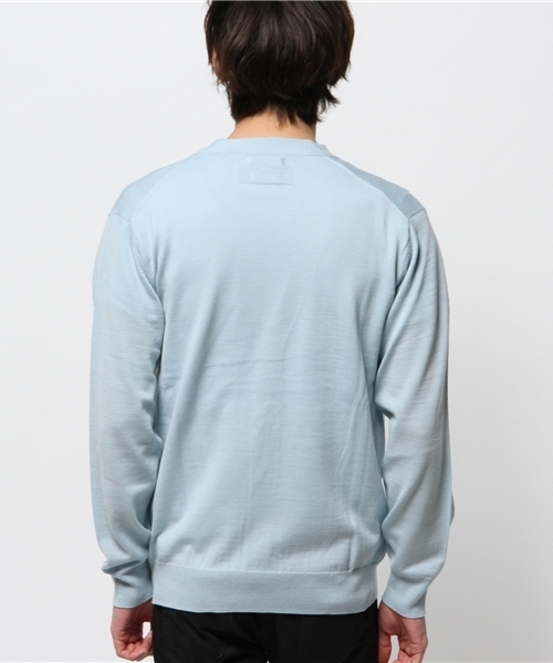 BEAUTY&YOUTH UNITED ARROWS（ビューティーアンドユースユナイテッドアローズ）の「BY イタリー ヤーン V カーディガン§◆（カーディガン/ボレロ・メンズ・ブラウン/ライトブルー/ブラック/グレー/ネイビー・LARGE/SMALL/MEDIUM/X-LARGE）」の14枚目の写真