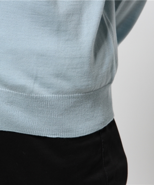 BEAUTY&YOUTH UNITED ARROWS（ビューティーアンドユースユナイテッドアローズ）の「BY イタリー ヤーン V カーディガン§◆（カーディガン/ボレロ・メンズ・ブラウン/ライトブルー/ブラック/グレー/ネイビー・LARGE/SMALL/MEDIUM/X-LARGE）」の6枚目の写真