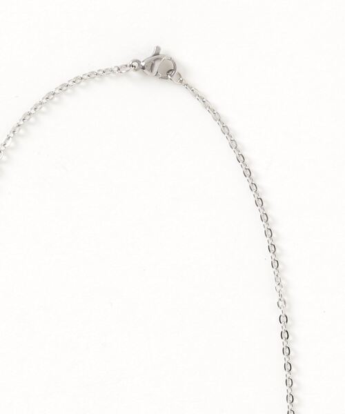 WEGO（ウィゴー）の「WEGO/ミニトリプルリングチェーンネックレス（ネックレス・メンズ・ブラック/ゴールド/ブルー/シルバー/ピンク・FREE）」の6枚目の写真