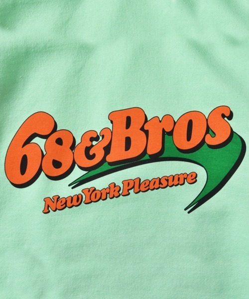 68&brothers（シックスティエイトアンドブラザーズ）の「Hooded Sweat "New York Pleasure"（パーカー・メンズ・ミント/サンドベージュ・LARGE/X-LARGE/MEDIUM/XX-LARGE）」の7枚目の写真
