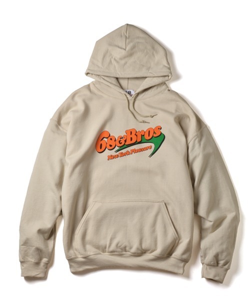 68&brothers（シックスティエイトアンドブラザーズ）の「Hooded Sweat "New York Pleasure"（パーカー・メンズ・ミント/サンドベージュ・LARGE/X-LARGE/MEDIUM/XX-LARGE）」の4枚目の写真