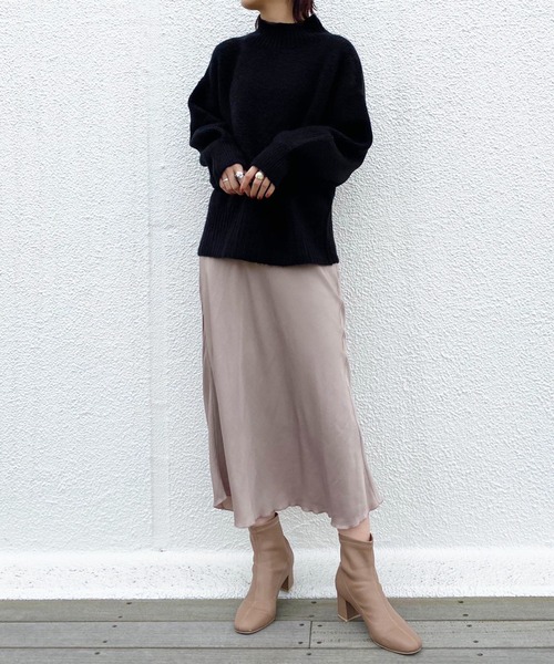 one after another NICE CLAUP(ワンアフターアナザーナイスクラップ)の「【ZOZOTOWN限定】にじいろニット(ニット/セーター・レディース・ブラック/ベージュ/パープル/オフホワイト/サックスブルー/ミント/ライトピンク・FREE)」の19枚目の写真