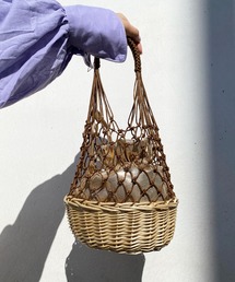 DouDou | 柳×マクラメ編みバッグ(トートバッグ)