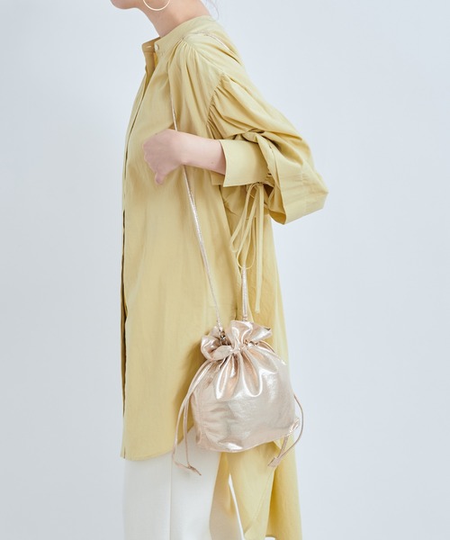 DouDou（ドゥドゥ）の「柳×マクラメ編みバッグ（トートバッグ・レディース・キナリ/ブラウン・FREE）」の7枚目の写真