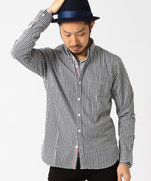 BEAMS | BEAMS / ギンガムテープ ボタンダウンシャツ(シャツ/ブラウス)