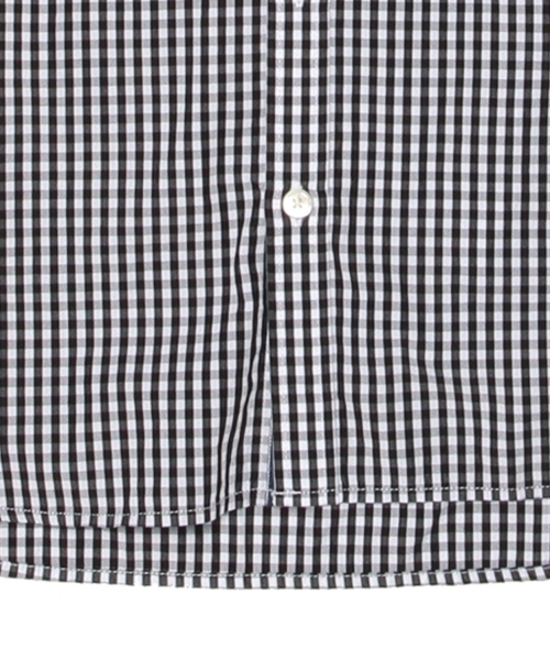 BEAMS(ビームス)の「BEAMS / ギンガムテープ ボタンダウンシャツ(シャツ/ブラウス・メンズ・ブラック/ブルー/パープル・SMALL/LARGE/MEDIUM/X-LARGE)」の9枚目の写真