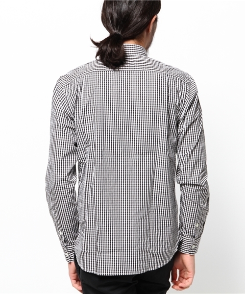 BEAMS(ビームス)の「BEAMS / ギンガムテープ ボタンダウンシャツ(シャツ/ブラウス・メンズ・ブラック/ブルー/パープル・SMALL/LARGE/MEDIUM/X-LARGE)」の18枚目の写真
