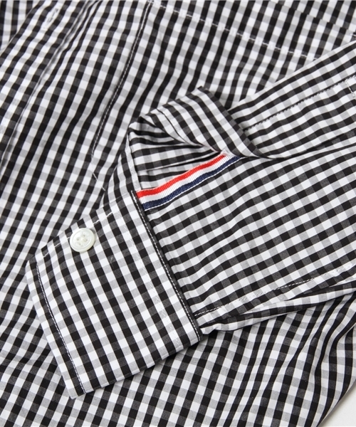 BEAMS(ビームス)の「BEAMS / ギンガムテープ ボタンダウンシャツ(シャツ/ブラウス・メンズ・ブラック/ブルー/パープル・SMALL/LARGE/MEDIUM/X-LARGE)」の13枚目の写真