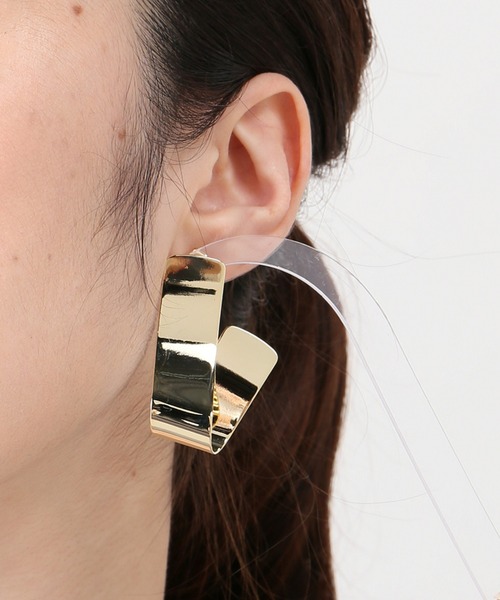 JOINT WORKS（ジョイントワークス）の「【niN9 by Marquis & Camus/ナイン バイ マーキス & ケイマス】 by Marquis and Camus（ピアス（両耳用）・レディース・ゴールド系その他・FREE）」の4枚目の写真