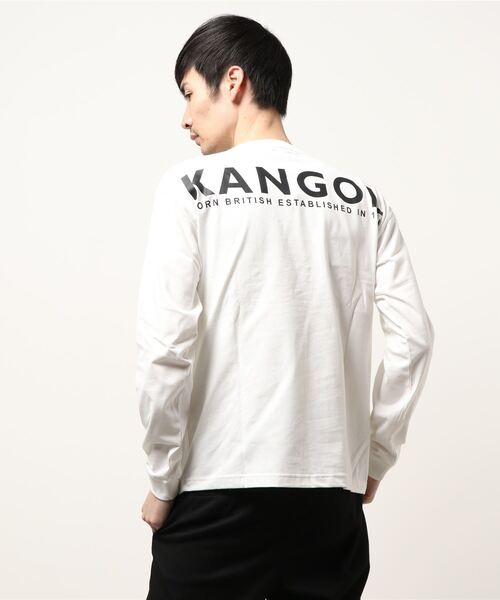 KANGOL（カンゴール）の「【完売】《KANGOL》天竺 バックプリント ロングTシャツ（Tシャツ/カットソー・メンズ・ブラック/オフホワイト/グリーン/ピンク/ブルー/ベージュ・LL/M/L/4L/6L/3L/5L）」の12枚目の写真