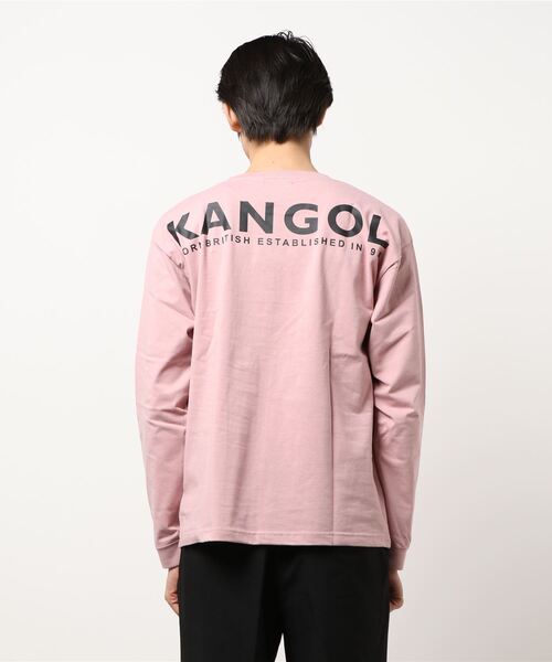 KANGOL（カンゴール）の「【完売】《KANGOL》天竺 バックプリント ロングTシャツ（Tシャツ/カットソー・メンズ・ブラック/オフホワイト/グリーン/ピンク/ブルー/ベージュ・LL/M/L/4L/6L/3L/5L）」の13枚目の写真