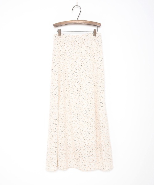 Crisp yours(クリスプユアーズ)の「フロートフレアスカート(スカート・レディース・ブラウン/アイボリー・FREE)」の20枚目の写真
