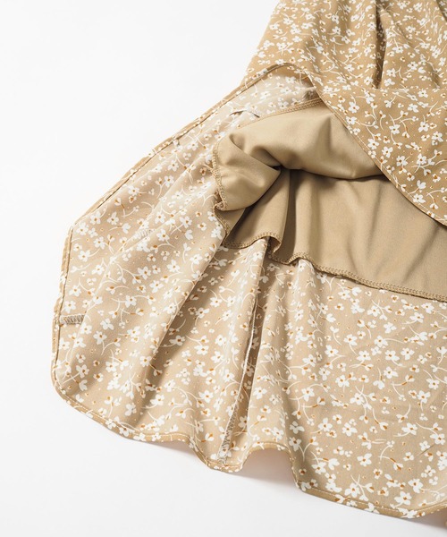 Crisp yours(クリスプユアーズ)の「フロートフレアスカート(スカート・レディース・ブラウン/アイボリー・FREE)」の21枚目の写真