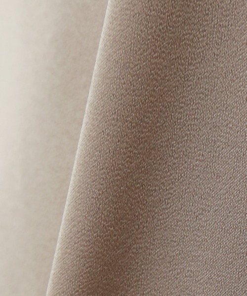 n'ee-ne（ネーネ）の「サテンワンピース+テレコインナー　セット（ワンピース・レディース・ベージュ/ブルー/グリーン/ネイビー・M）」の19枚目の写真