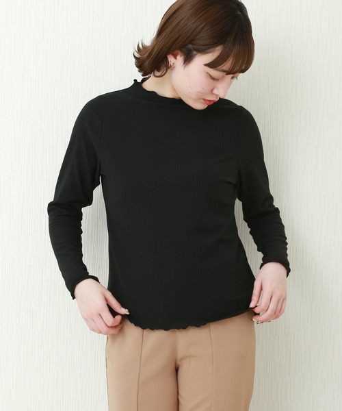 n'ee-ne（ネーネ）の「サテンワンピース+テレコインナー　セット（ワンピース・レディース・ベージュ/ブルー/グリーン/ネイビー・M）」の8枚目の写真