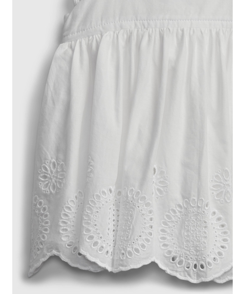 GAP(ギャップ)の「アイレットスカート (ベビー)(シャツ/ブラウス・キッズ・ホワイト・0-3M/3-6M/6-12M/12-18M/18-24M)」の3枚目の写真