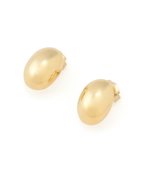 ADAM ET ROPE'（アダムエロペ）の「【LES BIJOUX】オーブオーバルピアス（ピアス（両耳用）・レディース・ゴールド/シルバー・FREE）」の7枚目の写真