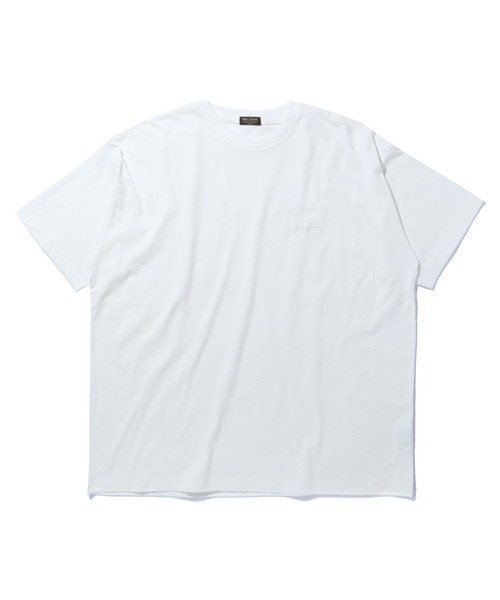 MR.OLIVE（ミスターオリーブ）の「16/1 ヘビーコットン天竺 / 刺繍ロゴ Tシャツ（Tシャツ/カットソー・メンズ・ブラック系その他/ホワイト系その他2/ブラック系その他2/ホワイト系その他・MEDIUM/X-LARGE/LARGE）」の2枚目の写真