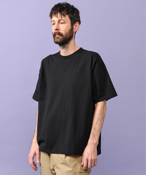 MR.OLIVE（ミスターオリーブ）の「16/1 ヘビーコットン天竺 / 刺繍ロゴ Tシャツ（Tシャツ/カットソー・メンズ・ブラック系その他/ホワイト系その他2/ブラック系その他2/ホワイト系その他・MEDIUM/X-LARGE/LARGE）」の3枚目の写真