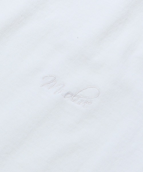 MR.OLIVE（ミスターオリーブ）の「16/1 ヘビーコットン天竺 / 刺繍ロゴ Tシャツ（Tシャツ/カットソー・メンズ・ブラック系その他/ホワイト系その他2/ブラック系その他2/ホワイト系その他・MEDIUM/X-LARGE/LARGE）」の13枚目の写真