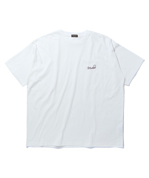 MR.OLIVE（ミスターオリーブ）の「16/1 ヘビーコットン天竺 / 刺繍ロゴ Tシャツ（Tシャツ/カットソー・メンズ・ブラック系その他/ホワイト系その他2/ブラック系その他2/ホワイト系その他・MEDIUM/X-LARGE/LARGE）」の5枚目の写真