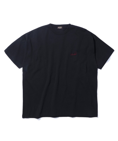 MR.OLIVE（ミスターオリーブ）の「16/1 ヘビーコットン天竺 / 刺繍ロゴ Tシャツ（Tシャツ/カットソー・メンズ・ブラック系その他/ホワイト系その他2/ブラック系その他2/ホワイト系その他・MEDIUM/X-LARGE/LARGE）」の6枚目の写真