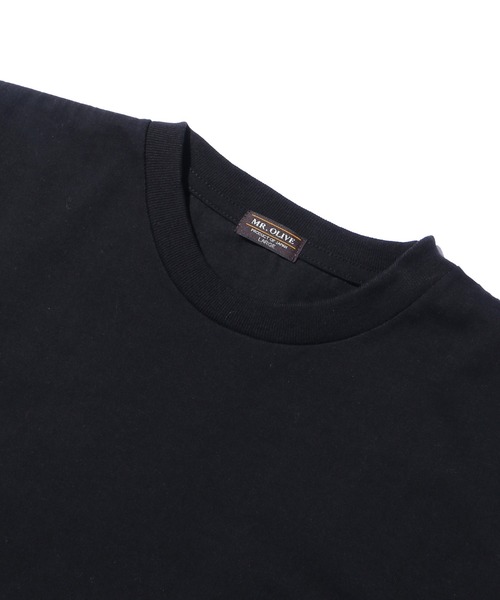 MR.OLIVE（ミスターオリーブ）の「16/1 ヘビーコットン天竺 / 刺繍ロゴ Tシャツ（Tシャツ/カットソー・メンズ・ブラック系その他/ホワイト系その他2/ブラック系その他2/ホワイト系その他・MEDIUM/X-LARGE/LARGE）」の8枚目の写真