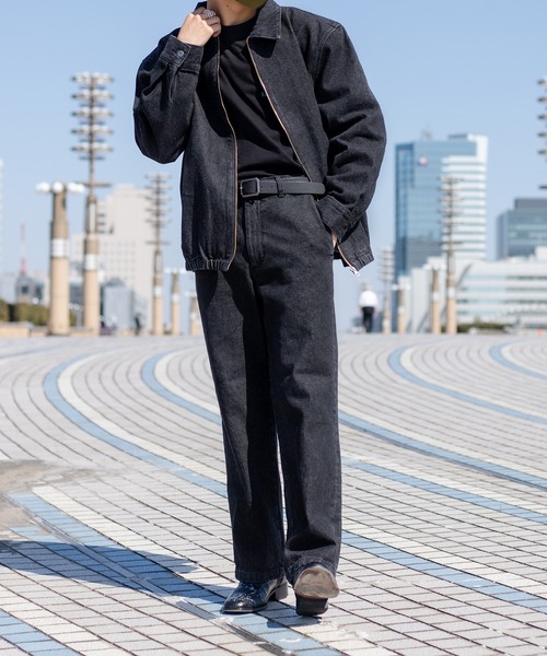 kutir（クティール）の「ルーズフィットストレートパンツ（その他パンツ・メンズ・ブラック/グレー/サックスブルー/ネイビー・SMALL/MEDIUM/LARGE）」の9枚目の写真