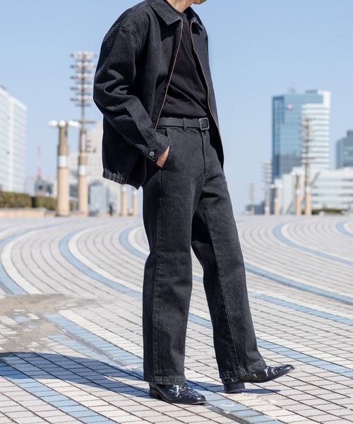 kutir（クティール）の「ルーズフィットストレートパンツ（その他パンツ・メンズ・ブラック/グレー/サックスブルー/ネイビー・SMALL/MEDIUM/LARGE）」の20枚目の写真