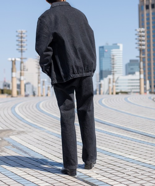 kutir（クティール）の「ルーズフィットストレートパンツ（その他パンツ・メンズ・ブラック/グレー/サックスブルー/ネイビー・SMALL/MEDIUM/LARGE）」の5枚目の写真