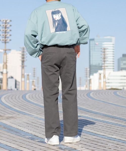 kutir（クティール）の「ルーズフィットストレートパンツ（その他パンツ・メンズ・ブラック/グレー/サックスブルー/ネイビー・SMALL/MEDIUM/LARGE）」の21枚目の写真