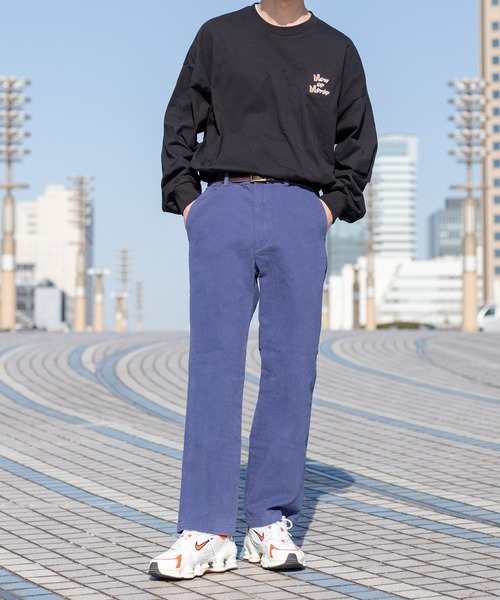 kutir（クティール）の「ルーズフィットストレートパンツ（その他パンツ・メンズ・ブラック/グレー/サックスブルー/ネイビー・SMALL/MEDIUM/LARGE）」の18枚目の写真