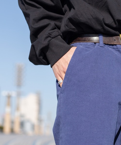 kutir（クティール）の「ルーズフィットストレートパンツ（その他パンツ・メンズ・ブラック/グレー/サックスブルー/ネイビー・SMALL/MEDIUM/LARGE）」の7枚目の写真