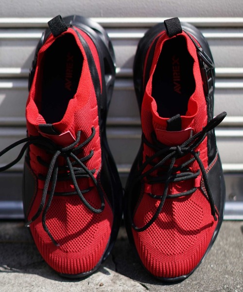 AVIREX（アヴィレックス）の「【スニーカー】ペガサス/PEGASUS/アヴィレックス/AVIREX（スニーカー・メンズ・ブラック/ベージュ/レッド・25cm/26cm/27cm/29cm/23cm/24cm/28cm）」の13枚目の写真