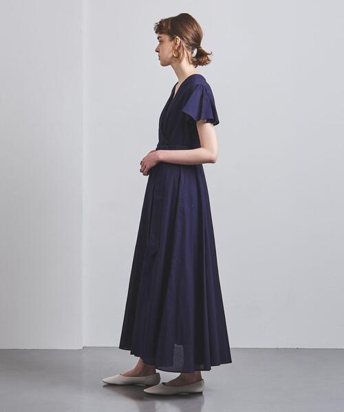 MARIHA（マリハ）の「＜MARIHA（マリハ）＞MADEM ラップ ショートスリーブ ワンピース◆（ワンピース・レディース・ネイビー/コバルトブルー・38/36）」の7枚目の写真