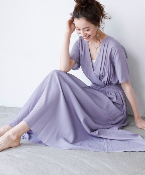 M.deux（エムドゥ）の「カシュクール女神ワンピース（ワンピース