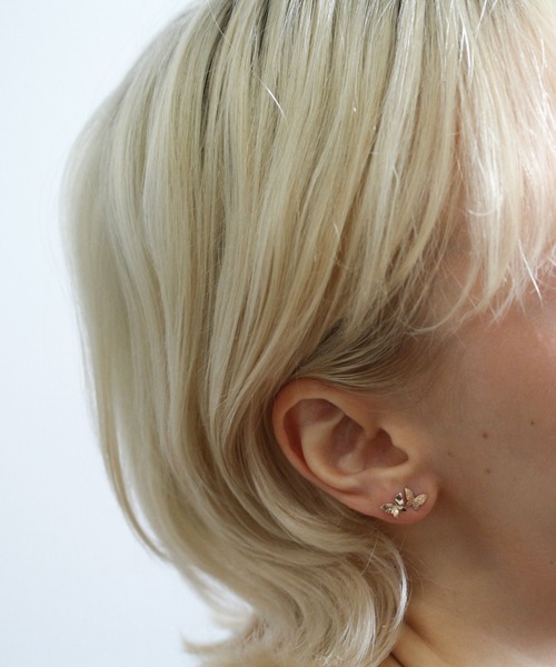 新品 cui-cui K10 ピアス イエローゴールド サークル キュイキュイ